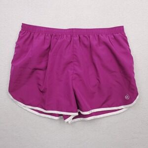 Be Inspired Running Shorts Womens Medium Purple Lined Gym Athletic Work Out